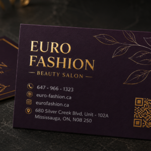 Beauty salon Business card design